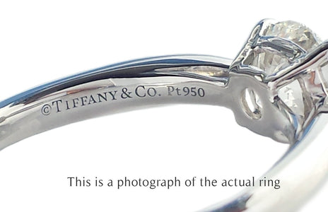 Tiffany & Co 1.51ct H/VS2 Round Brilliant Diamond Harmony Engagement Ring - Bloomsbury Manor Ltd