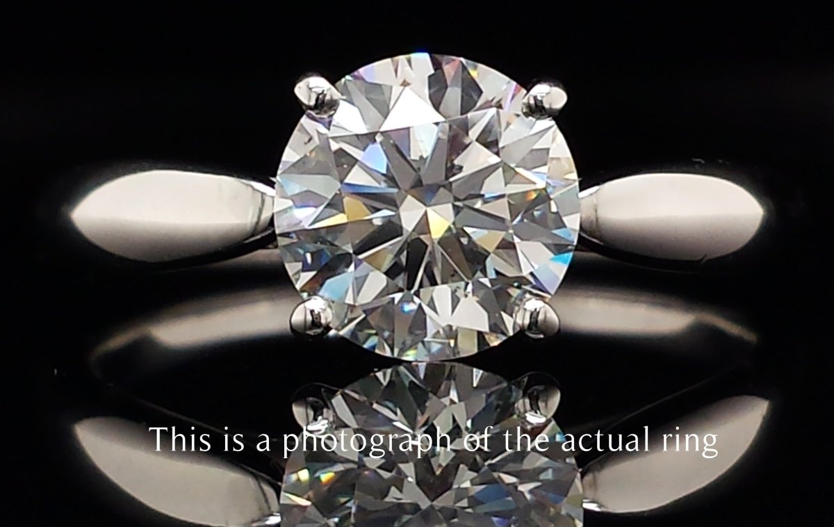 Tiffany & Co. 1.51ct H/VS2 Triple - X Harmony Diamond Engagement Ring - Bloomsbury Manor Ltd