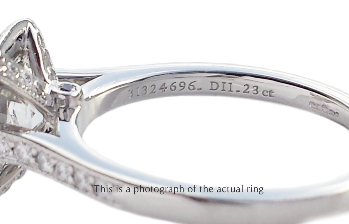 Tiffany & Co 1.54tcw F/VVS1 Legacy Diamond Engagement Ring - Bloomsbury Manor Ltd