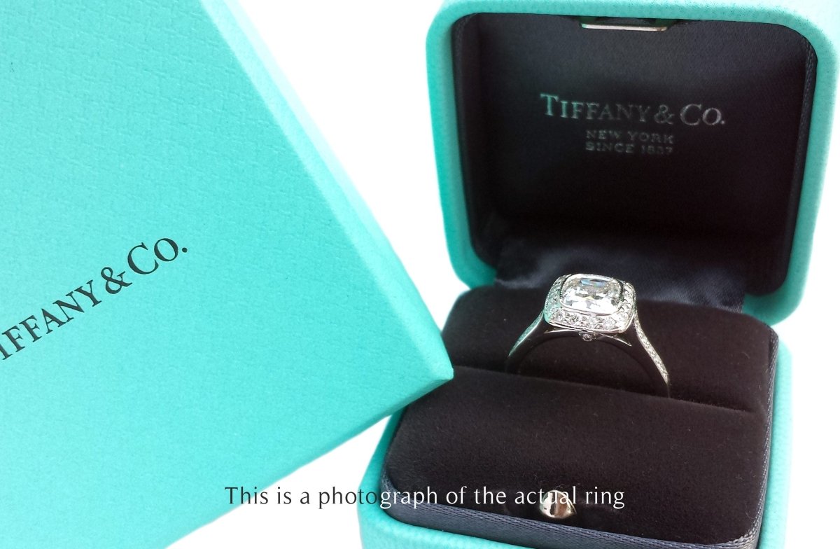 Tiffany & Co 1.54tcw F/VVS1 Legacy Diamond Engagement Ring - Bloomsbury Manor Ltd