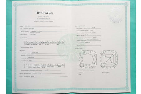 Tiffany & Co 1.54tcw F/VVS1 Legacy Diamond Engagement Ring - Bloomsbury Manor Ltd