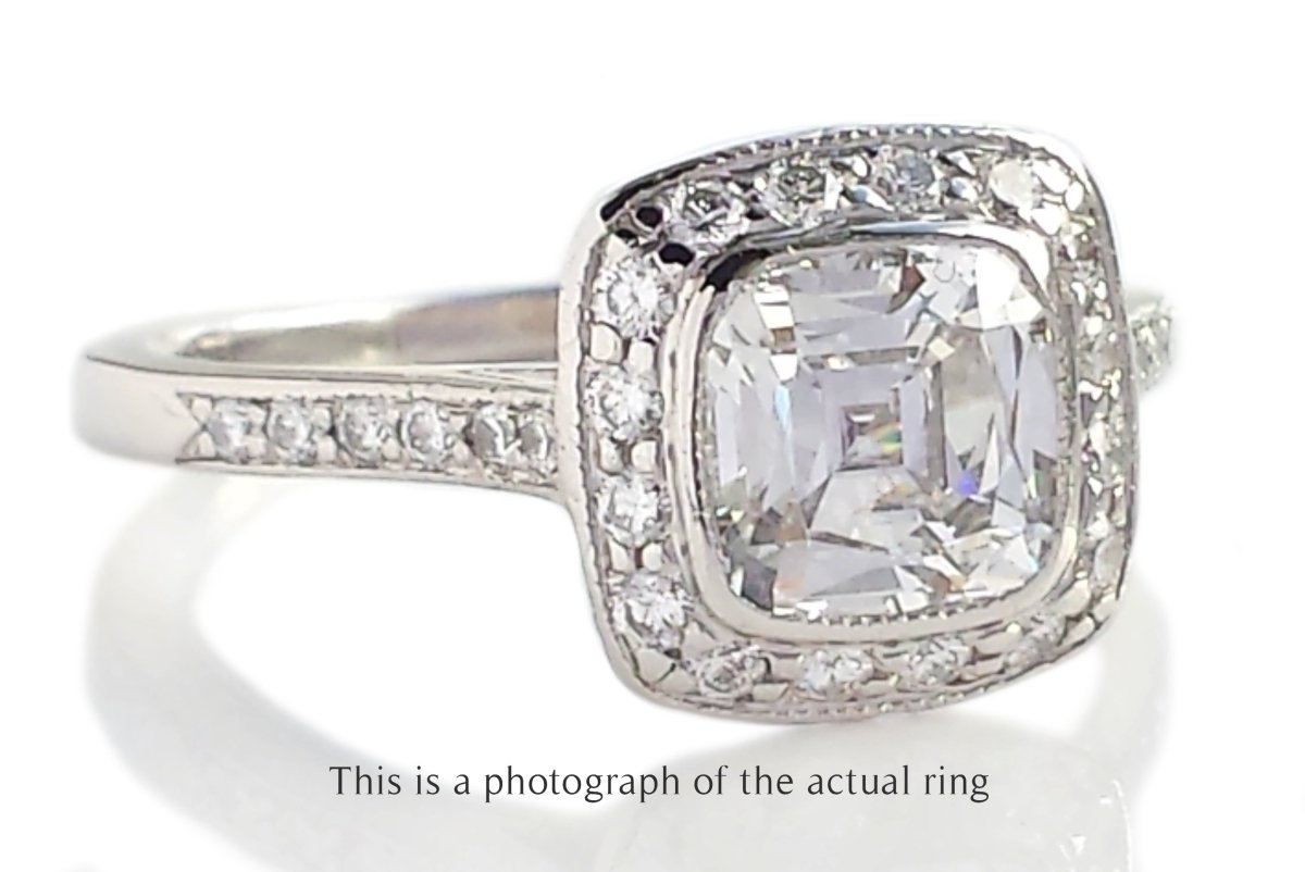 Tiffany & Co 1.54tcw F/VVS1 Legacy Diamond Engagement Ring - Bloomsbury Manor Ltd