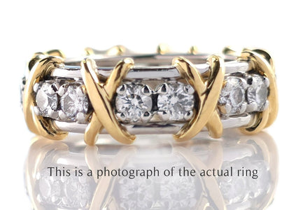 Tiffany & Co 16 Stone Schlumberger Diamond Ring - Bloomsbury Manor Ltd