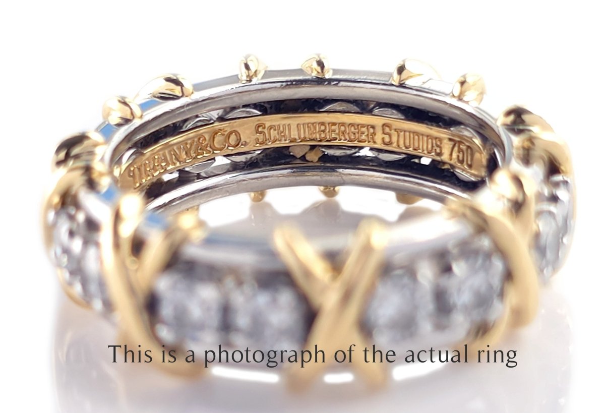 Tiffany & Co 16 Stone Schlumberger Diamond Ring - Bloomsbury Manor Ltd