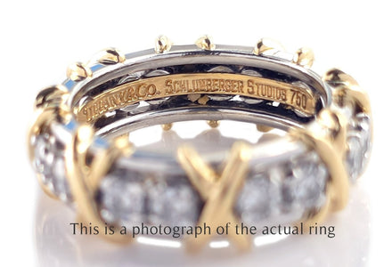 Tiffany & Co 16 Stone Schlumberger Diamond Ring - Bloomsbury Manor Ltd