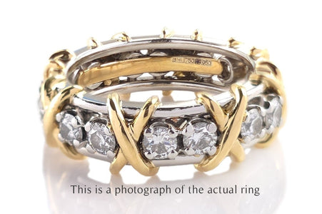 Tiffany & Co. 16-Stone Schlumberger Diamond Ring - Bloomsbury Manor Ltd