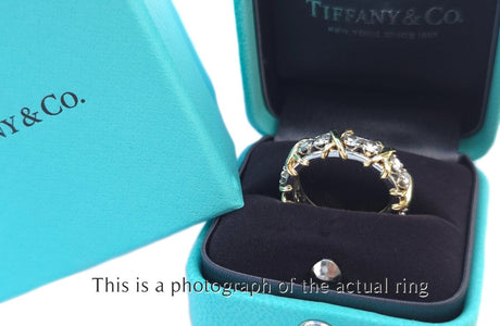 Tiffany & Co 16 Stone Schlumberger Diamond Ring - Bloomsbury Manor Ltd