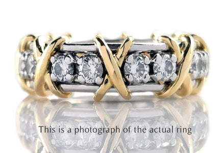 Tiffany & Co 16 Stone Schlumberger Diamond Ring - Bloomsbury Manor Ltd