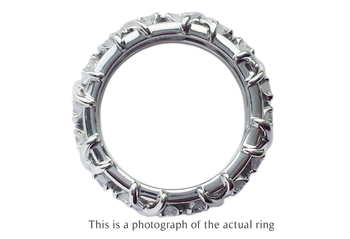 Tiffany & Co 16 Stone Schlumberger Platinum Ring - Bloomsbury Manor Ltd