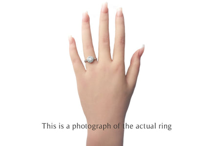 Tiffany & Co 1.66tcw H/IF Embrace Round Brilliant Diamond Engagement Ring - Bloomsbury Manor Ltd