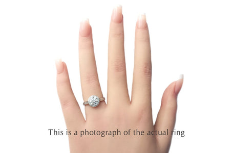 Tiffany & Co 1.66tcw H/IF Embrace Round Brilliant Diamond Engagement Ring - Bloomsbury Manor Ltd