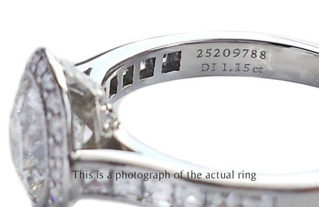 Tiffany & Co 1.66tcw H/IF Embrace Round Brilliant Diamond Engagement Ring - Bloomsbury Manor Ltd