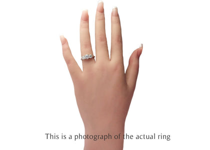 Tiffany & Co 1.76ct F/VS1/VS2 3 Stone Round Brilliant Engagement Ring - Bloomsbury Manor Ltd
