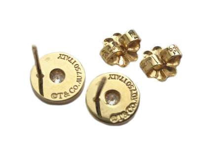 Tiffany & Co. 1837 Diamond Stud Circle Earrings - Bloomsbury Manor Ltd
