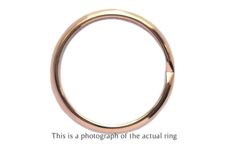 Tiffany & Co 18k Rose Gold Harmony Wedding Band - Bloomsbury Manor Ltd