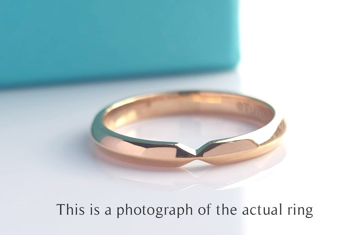 Tiffany & Co 18k Rose Gold Harmony Wedding Band - Bloomsbury Manor Ltd