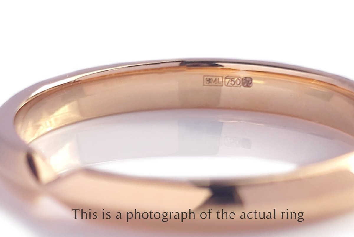 Tiffany & Co 18k Rose Gold Harmony Wedding Band - Bloomsbury Manor Ltd