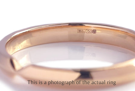 Tiffany & Co 18k Rose Gold Harmony Wedding Band - Bloomsbury Manor Ltd