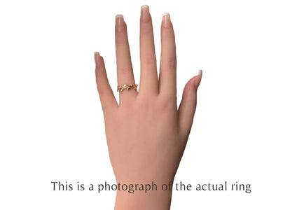 Tiffany & Co 18k Rose Gold Olive Leaf Ring - Bloomsbury Manor Ltd