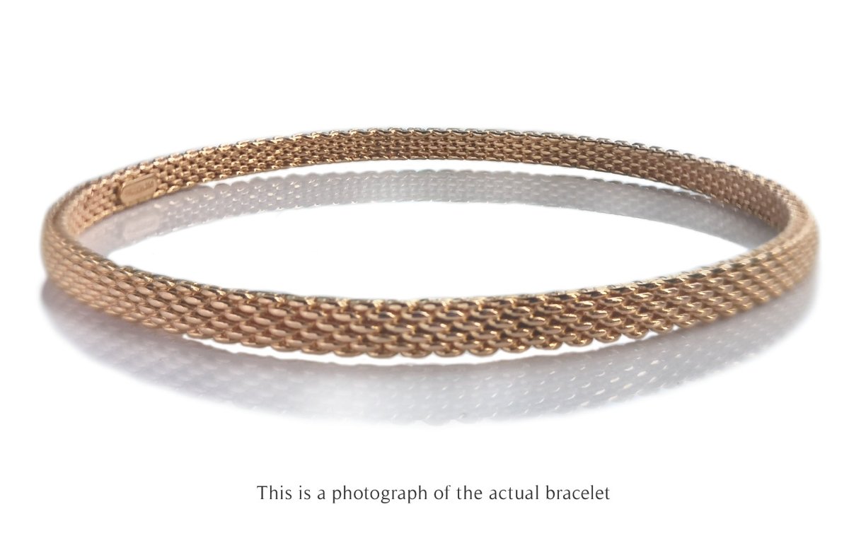 Tiffany & Co 18k Rose Gold Somerset Bracelet - Bloomsbury Manor Ltd