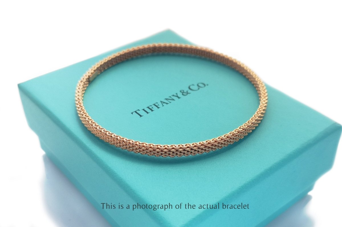 Tiffany & Co 18k Rose Gold Somerset Bracelet - Bloomsbury Manor Ltd