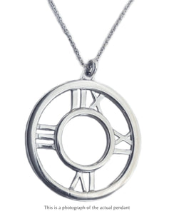 Tiffany & Co 18k White Gold Atlas Pendant - Bloomsbury Manor Ltd