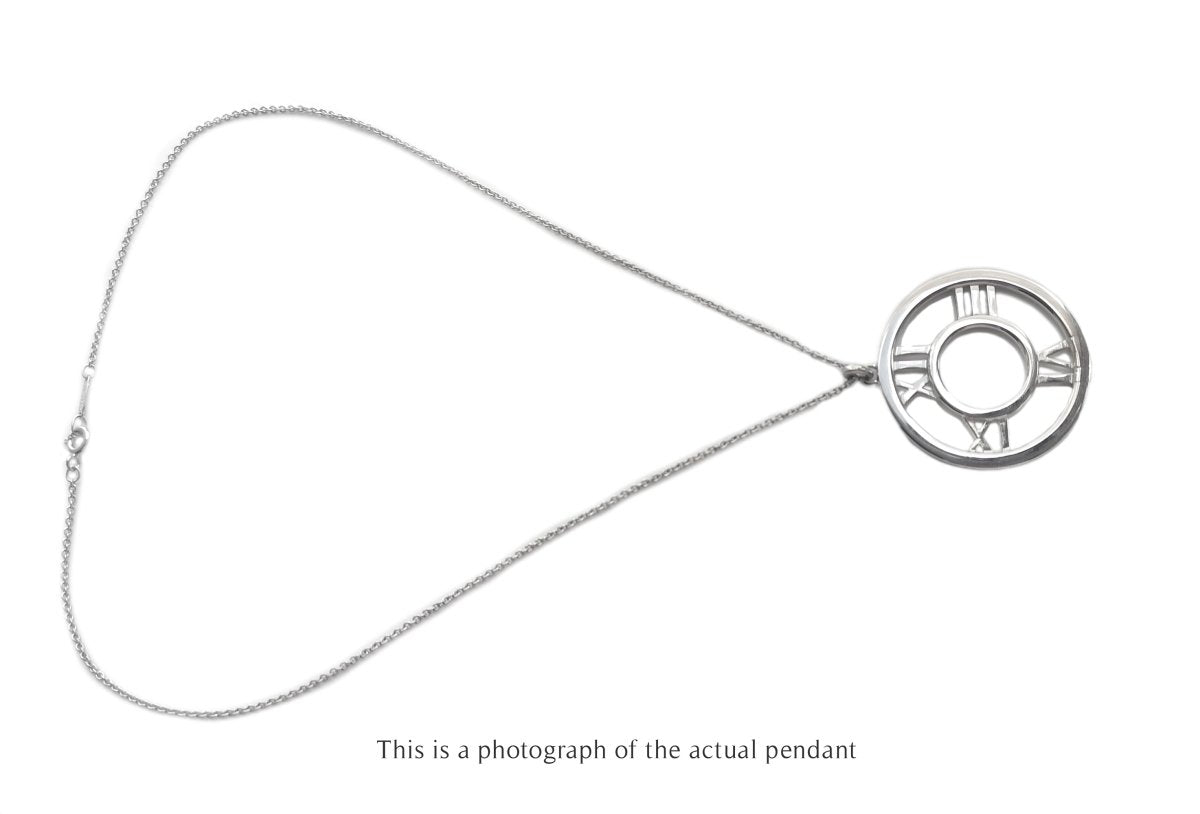 Tiffany & Co 18k White Gold Atlas Pendant - Bloomsbury Manor Ltd