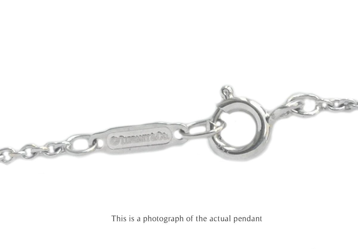 Tiffany & Co 18k White Gold Atlas Pendant - Bloomsbury Manor Ltd