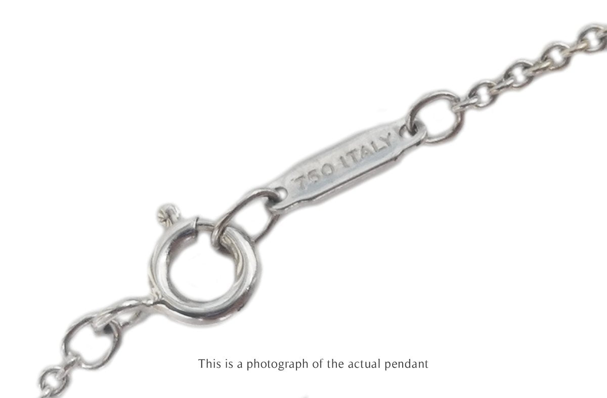 Tiffany & Co 18k White Gold Atlas Pendant - Bloomsbury Manor Ltd