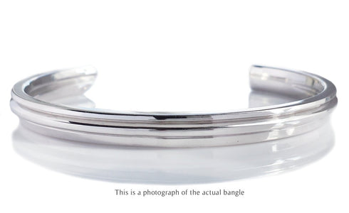 Tiffany & Co 18k White Gold Diamond Detail Cuff Bracelet - Bloomsbury Manor Ltd