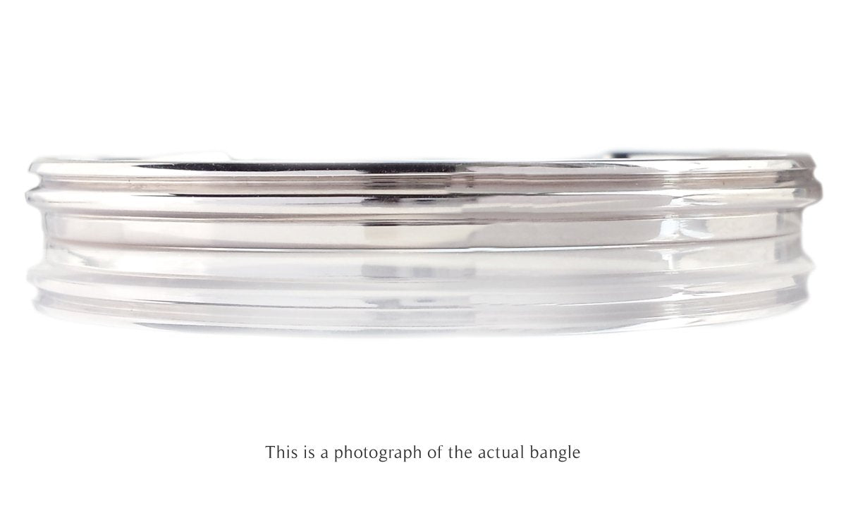 Tiffany & Co 18k White Gold Diamond Detail Cuff Bracelet - Bloomsbury Manor Ltd