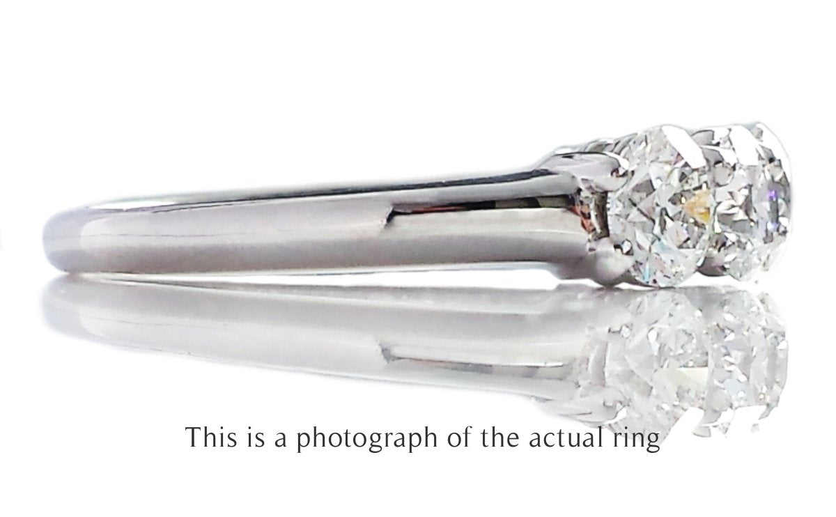 Tiffany & Co. 2.00tcw G/VVS2 Triple - X Forever Shared Setting Diamond Ring - Bloomsbury Manor Ltd