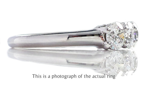 Tiffany & Co. 2.00tcw G/VVS2 Triple - X Forever Shared Setting Diamond Ring - Bloomsbury Manor Ltd
