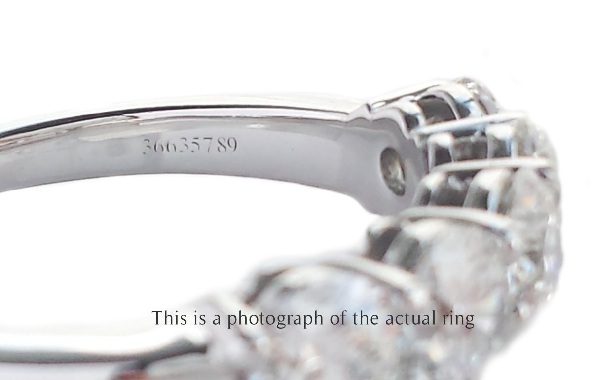 Tiffany & Co. 2.00tcw G/VVS2 Triple - X Forever Shared Setting Diamond Ring - Bloomsbury Manor Ltd