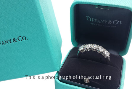 Tiffany & Co. 2.00tcw G/VVS2 Triple - X Forever Shared Setting Diamond Ring - Bloomsbury Manor Ltd