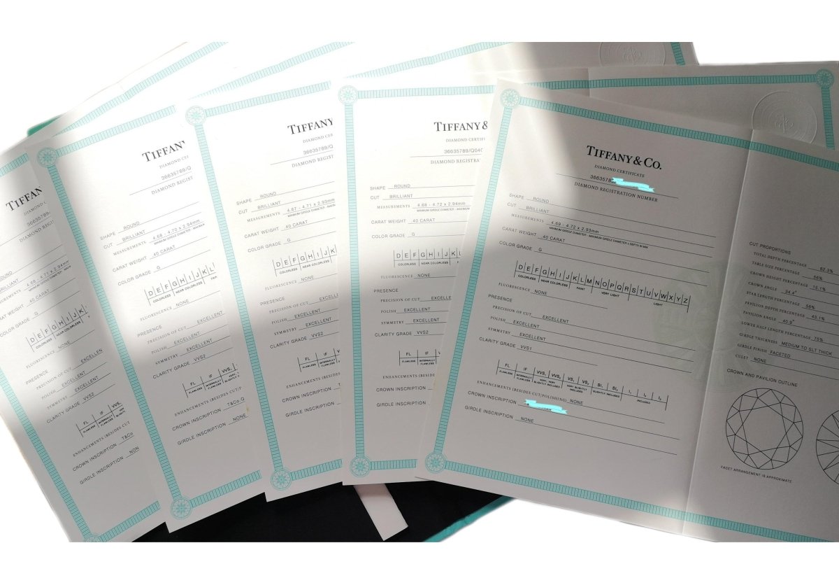 Tiffany & Co. 2.00tcw G/VVS2 Triple - X Forever Shared Setting Diamond Ring - Bloomsbury Manor Ltd