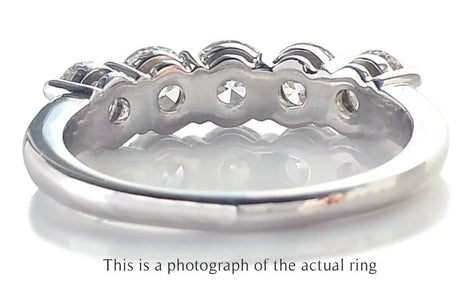 Tiffany & Co. 2.00tcw G/VVS2 Triple - X Forever Shared Setting Diamond Ring - Bloomsbury Manor Ltd