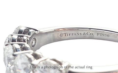 Tiffany & Co. 2.00tcw G/VVS2 Triple - X Forever Shared Setting Diamond Ring - Bloomsbury Manor Ltd