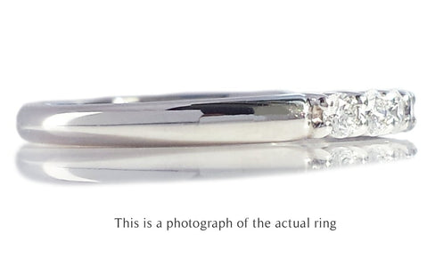 Tiffany & Co 2.2mm Forever Diamond Wedding Band Ring - Bloomsbury Manor Ltd