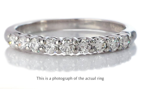 Tiffany & Co 2.2mm Forever Diamond Wedding Band Ring - Bloomsbury Manor Ltd