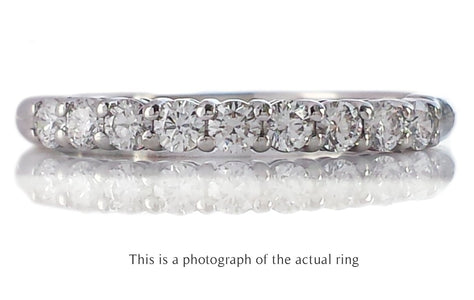 Tiffany & Co 2.2mm Forever Diamond Wedding Band Ring - Bloomsbury Manor Ltd