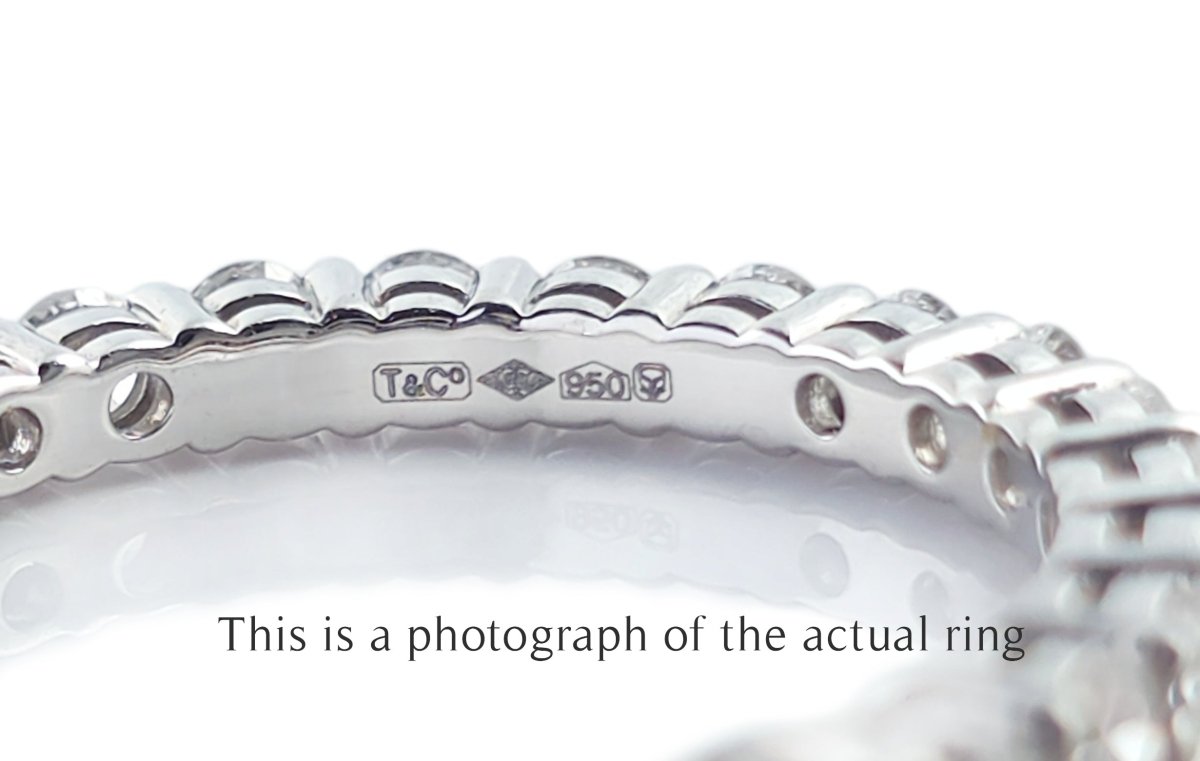 Tiffany & Co 2.2mm Full Circle Forever Diamond Wedding Band Ring - Bloomsbury Manor Ltd