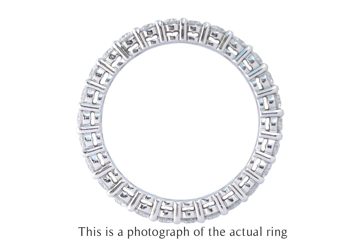 Tiffany & Co 2.2mm Full Circle Forever Diamond Wedding Band Ring - Bloomsbury Manor Ltd