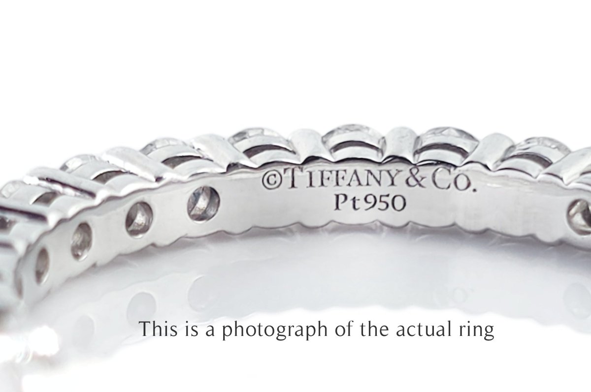 Tiffany & Co 2.2mm Full Circle Forever Diamond Wedding Band Ring - Bloomsbury Manor Ltd