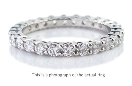 Tiffany & Co 2.2mm Full Circle Forever Diamond Wedding Band Ring - Bloomsbury Manor Ltd