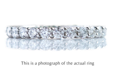 Tiffany & Co 2.2mm Full Circle Forever Diamond Wedding Band Ring - Bloomsbury Manor Ltd