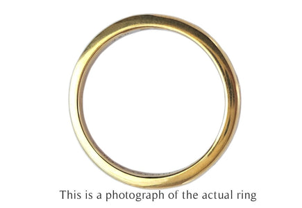 Tiffany & Co 2.5mm 18k Yellow Gold Channel Set Wedding Band Ring - Bloomsbury Manor Ltd