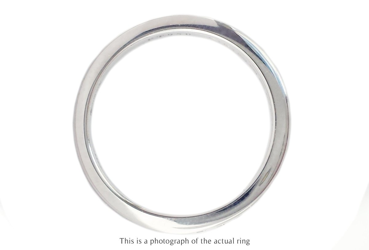 Tiffany & Co 2.5mm Channel Set Diamond Wedding Band Ring - Bloomsbury Manor Ltd