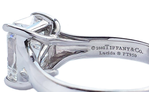Tiffany & Co. 2.61ct F/VS2 Lucida Diamond Engagement Ring - Bloomsbury Manor Ltd