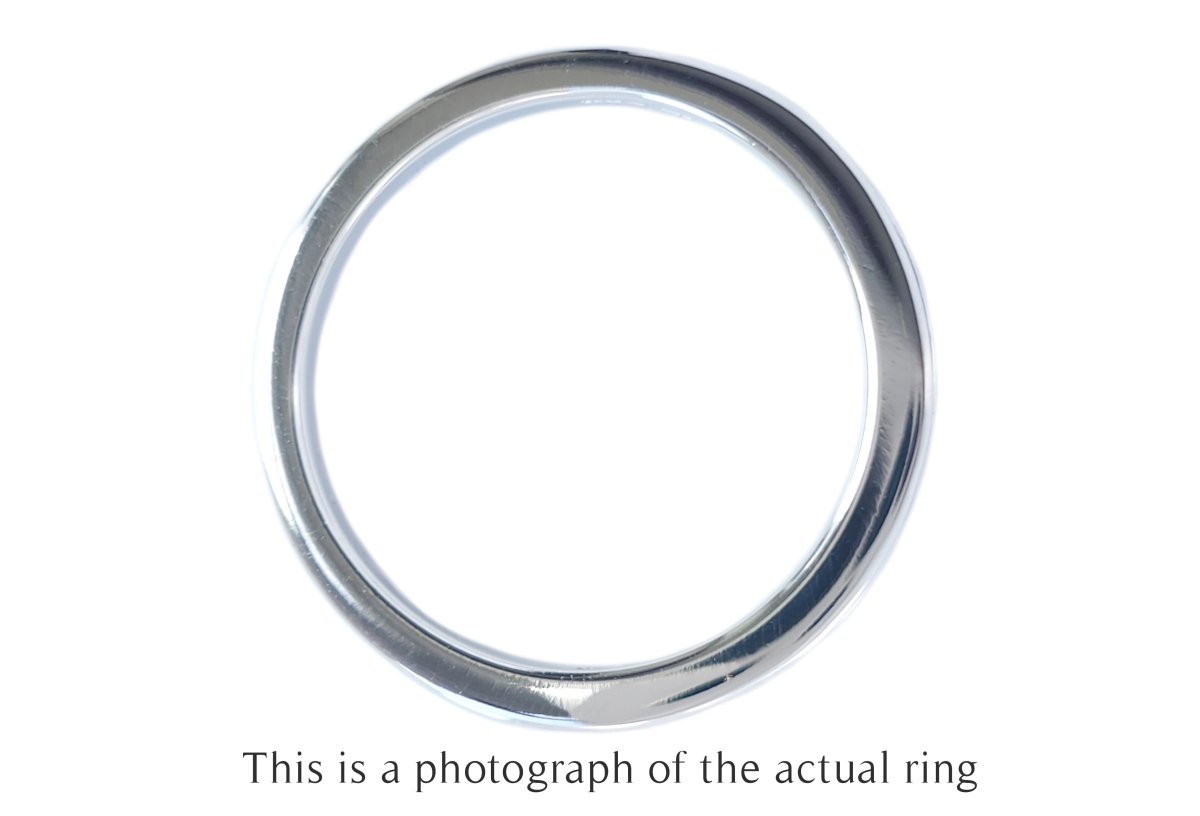 Tiffany & Co 2.6mm Princess Cut Diamond Channel Set Wedding Band Ring - Bloomsbury Manor Ltd